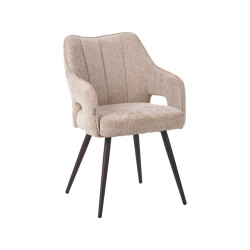 Label51 Eetkamerstoel stan clay 51x81x59 cm set van 2