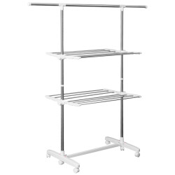 4goodz Mobiel droogrek droogtoren rekken inklapbaar op 2 rekken