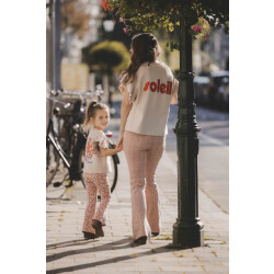 Looxs Revolution Lxs flared broekje big flower voor dames in de kleur