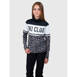 Brunotti kohlky-print girls fleece skipully met rits meisjes -