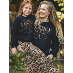 Looxs Revolution Lxs sweater graphite lucky voor dames in de kleur