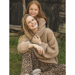 Looxs Revolution Lxs gebreide trui clay voor dames in de kleur