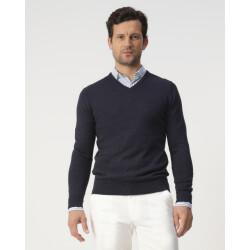 Campbell Trui v-hals donker