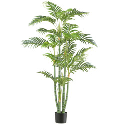 Kopu ® kunstplant bamboepalm 6 tak 115cm in pot -