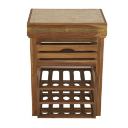 Signature Wijnrek van massief acaciahout perche