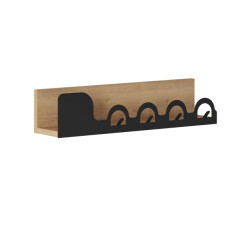 CaliCosy Hangende kapstok met eikenhouten decor l63 cm liora hanger