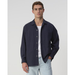 J.C. Rags Casual overhemd donker