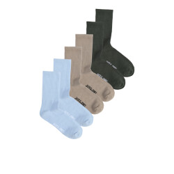 Jack & Jones Heren sportsokken jacnolan tennissokken 6-pack effen multicolor