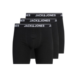 Jack & Jones Heren plus size boxershorts lange pijp jachenry boxer briefs 3-pack effen