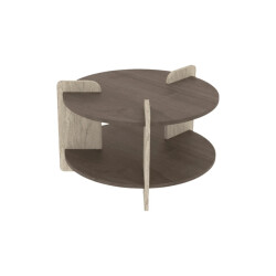 CaliCosy Ronde salontafel met dubbel blad Ø70 cm milo