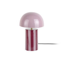 Leitmotiv tafellamp rayado dark mauve & soft lavender