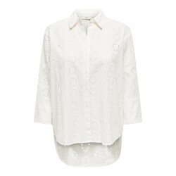 Jacqueline de Yong tallie 3/4 long shirt wvn noos 15292179 broderie anglaise
