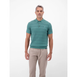 Lerros Heren polo 2625921 662 soft teal