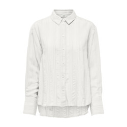 Jacqueline de Yong Jdydanny ls loose shirt wvn off-white