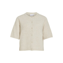 Vila viliga 2/4 o-neck knit cardigan n 14113226 birch
