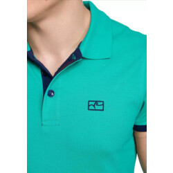 Rusty Neal heren polo marine korte mouw knoopsluiting