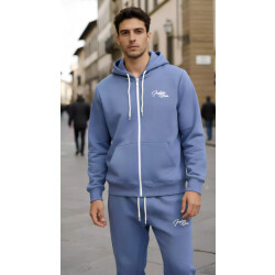 Indigo Denim Denim joggingpak heren royal blue