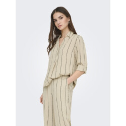 Jacqueline de Yong Jdyava ls fold up shirt wvn zand dessin