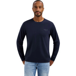 No Excess T-shirt long sleeve crewneck solid night