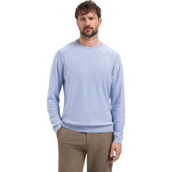 No Excess Pullover crewneck garment dyed + st blue