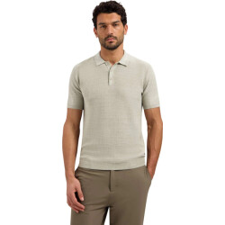 No Excess Pullover short sleeve polo taupe