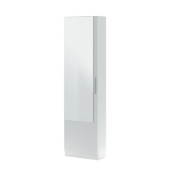 CaliCosy Schoenenkast 1 deur met spiegel h180 cm kristal