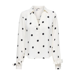 Only Onlbelem ls bow top wvn sud ecru dessin