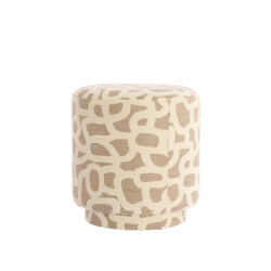 Light & Living Poef davonte - Ø40x44cm