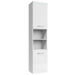 Badplaats Badkamerkast paso 35 x 35 x 160 cm hoogglans hangende
