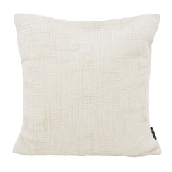 NOVÉE Sierkussen chenille stripe crème | 45 x 45 cm | polyester