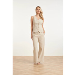 Smashed Lemon Klassiek gilet met glitterdetail |