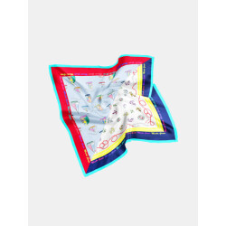 Mucho Gusto Sjaal burano atlantische zee print