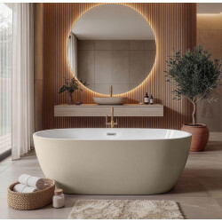 Badplaats Ligbad bahia 170 x 75 x 58 cm vrijstaand bad mat