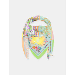 Mucho Gusto ® sjaal st. tropez zonnig patchwork