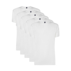 Alan Red Heren giftbox ondershirt derby t-shirt ronde hals 5-pack effen