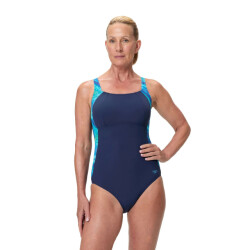 Speedo print luna lustre 1p wedstrijd badpak dames -