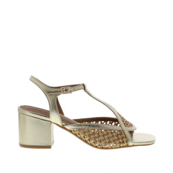 Di Lauro Demetria vlecht blokhak | maat: | | dames | combinatie