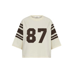 Co'Couture Elycc 87 tee sweat off white bruin