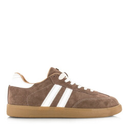 Babouche Yoyo lever/white lage sneakers dames