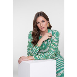 Geisha Blouse ecru dessin