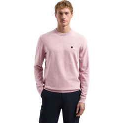No Excess Pullover crew neck melange light mauve