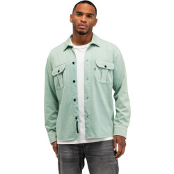 Butcher of Blue Phil jersey overshirt inari green