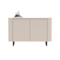 CaliCosy Dressoir met 2 deuren afgeronde randen kasjmier l130,1 cm bora