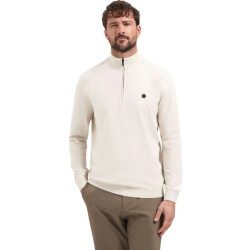 No Excess Pullover stand up collar half zip m kit melange