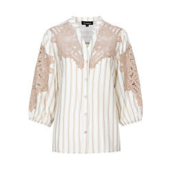 G-Maxx Blouse hester-offwhite kint camel