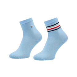 Tommy Hilfiger Dames effen enkelsokken van katoenmix (set van 2)