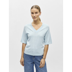 Object Objthess 2/4 lo v-neck knit top noo