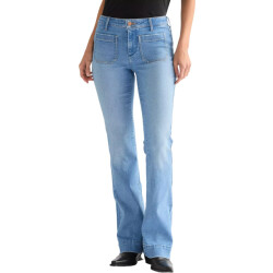 Wrangler Flare 623 hazel light blue denim