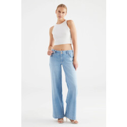 Cup of Joe Carlotta wide leg jeans light blue