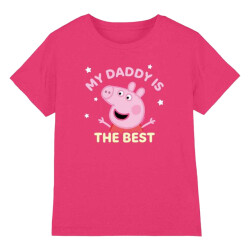 Peppa Pig Meisjes mijn papa is de beste t-shirt